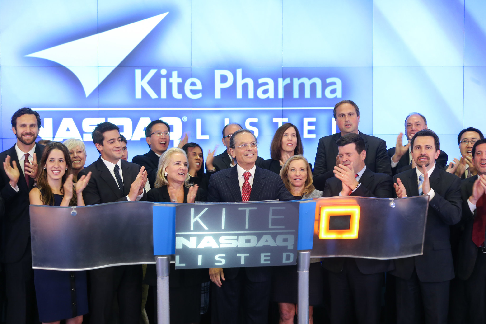 Kite CEO Arie Belldegrun at Nasdaq.