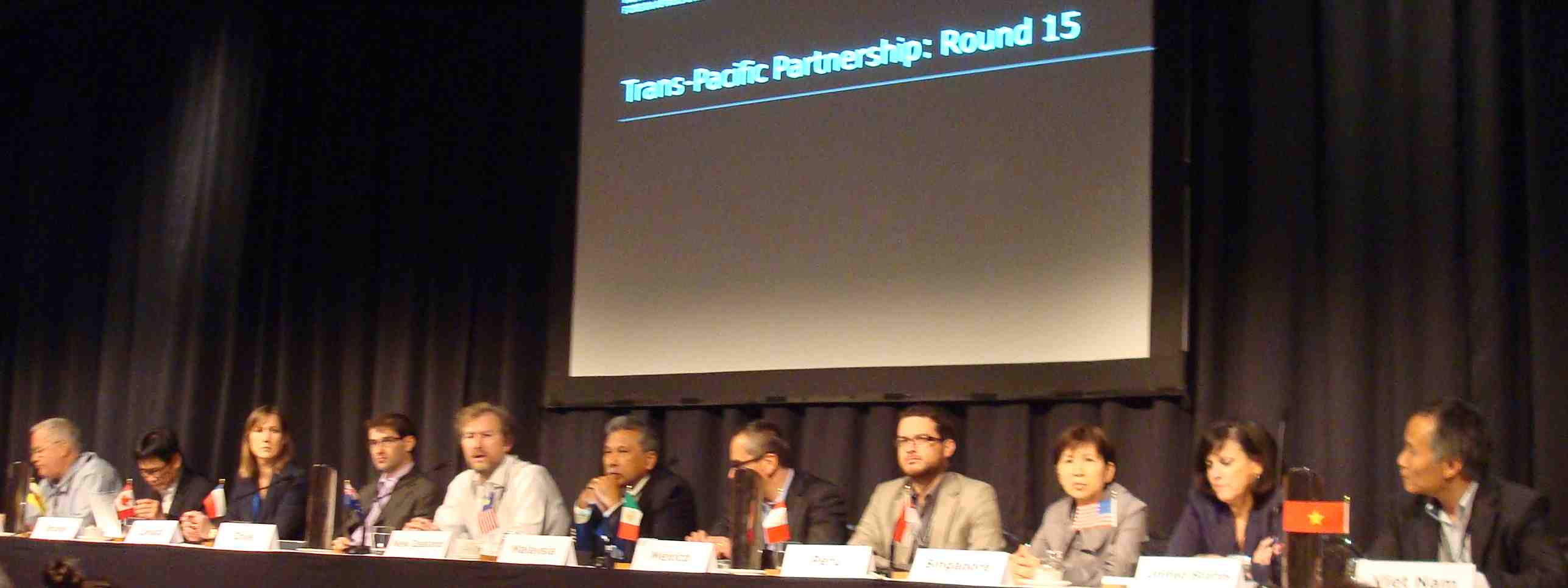 Chief Negotiators at TPPA Stakeholder Briefing (15th Round)