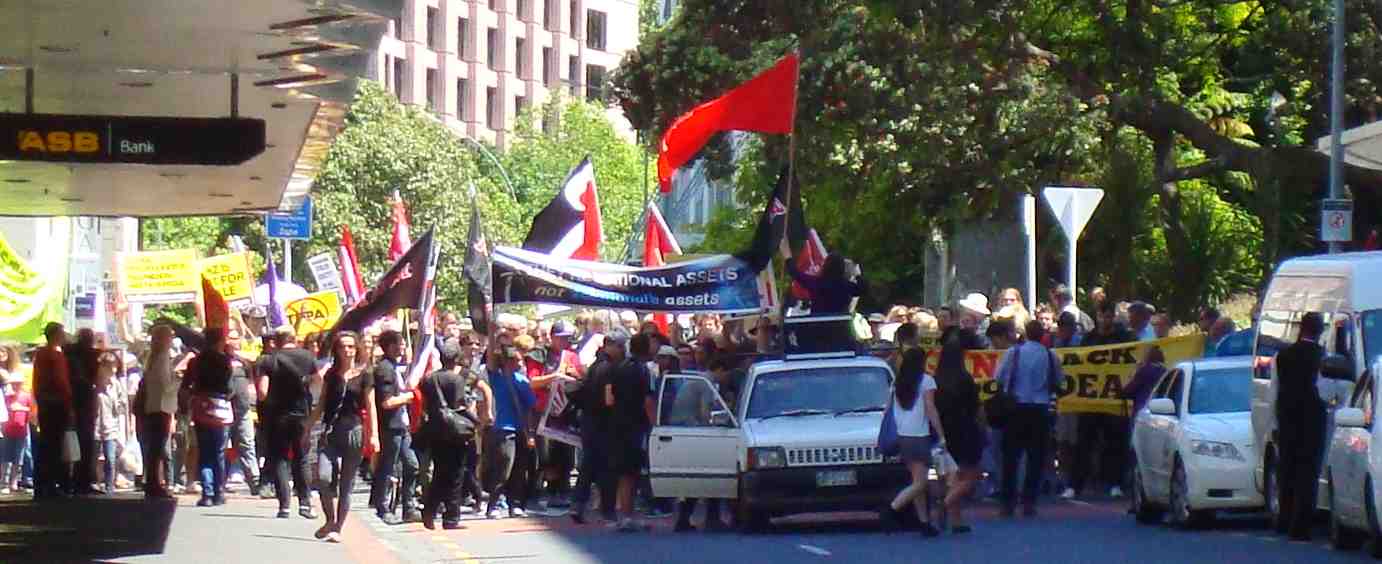 TPPA Protest in Auckland